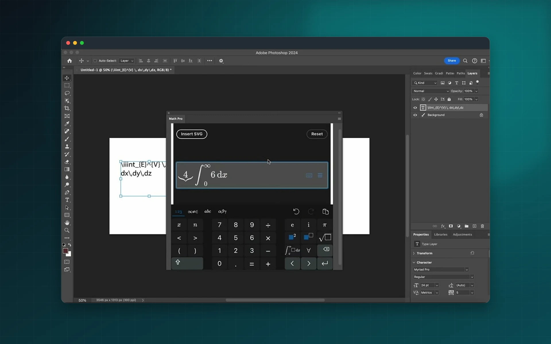 Math Pro for Adobe Photoshop: see it inside the app